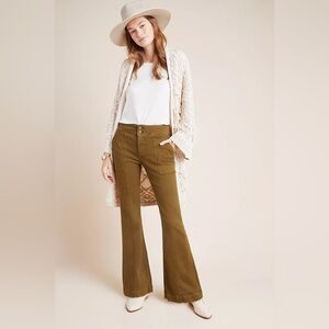 Anthropologie Pilcro And The Letterpress High Rise Trouser Bootcut Jeans